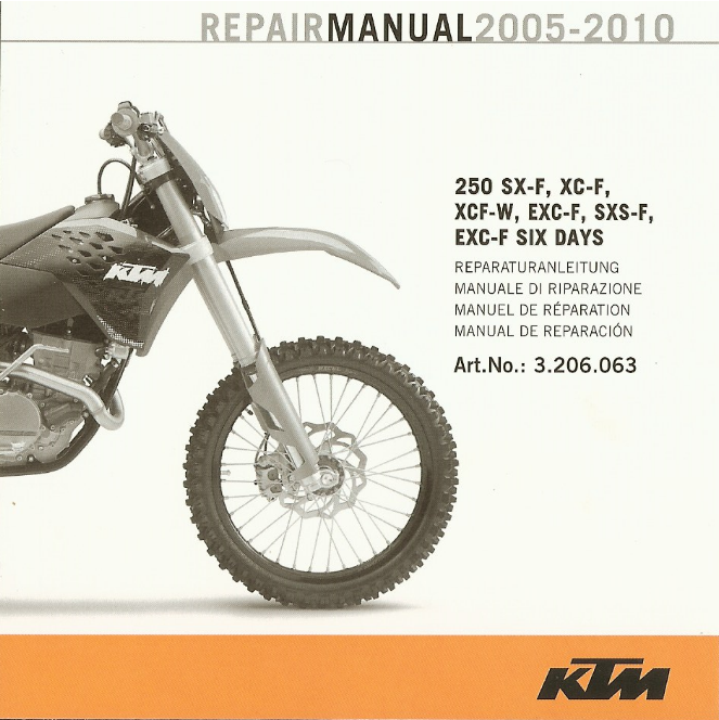 2007 Ktm 250sxf Manual Free Download